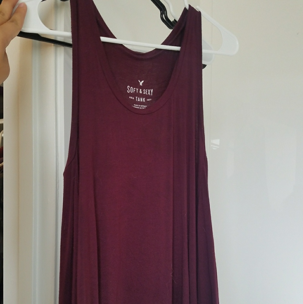 Burgundy Soft & Sexy Tank